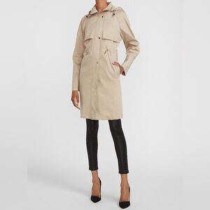 Express Trench Coat Hooded